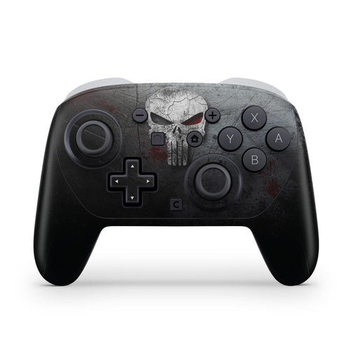 Skin Anti-Rage Nintendo Switch 2 Pro Controle - The Punisher Justiceiro