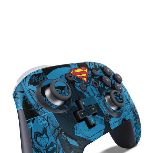 Nintendo Switch 2 Pro Controle Skin Anti-Rage - Superman Comics