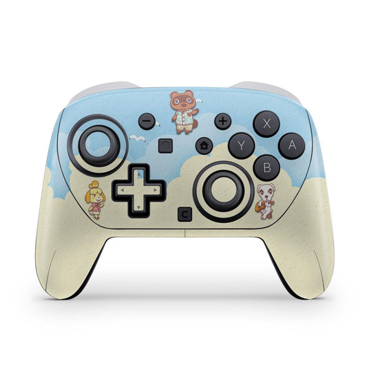 Nintendo Switch 2 Pro Controle Skin Anti-Rage - Animal Crossing