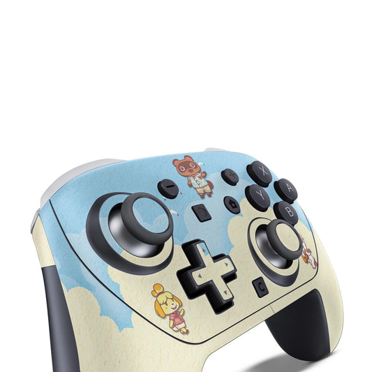 Nintendo Switch 2 Pro Controle Skin Anti-Rage - Animal Crossing