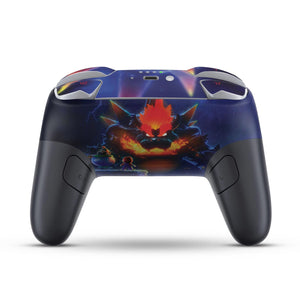 Skin Anti-Rage Nintendo Switch 2 Pro Controle - Bowser s Fury - Pop Arte Skins - foto 5