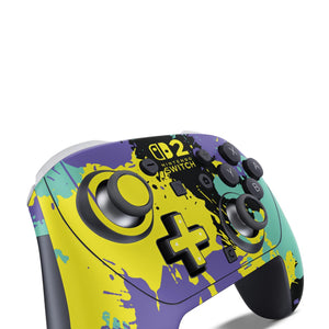 Skin Anti-Rage Nintendo Switch 2 Pro Controle - Splatoon 3 - Pop Arte Skins - foto 2
