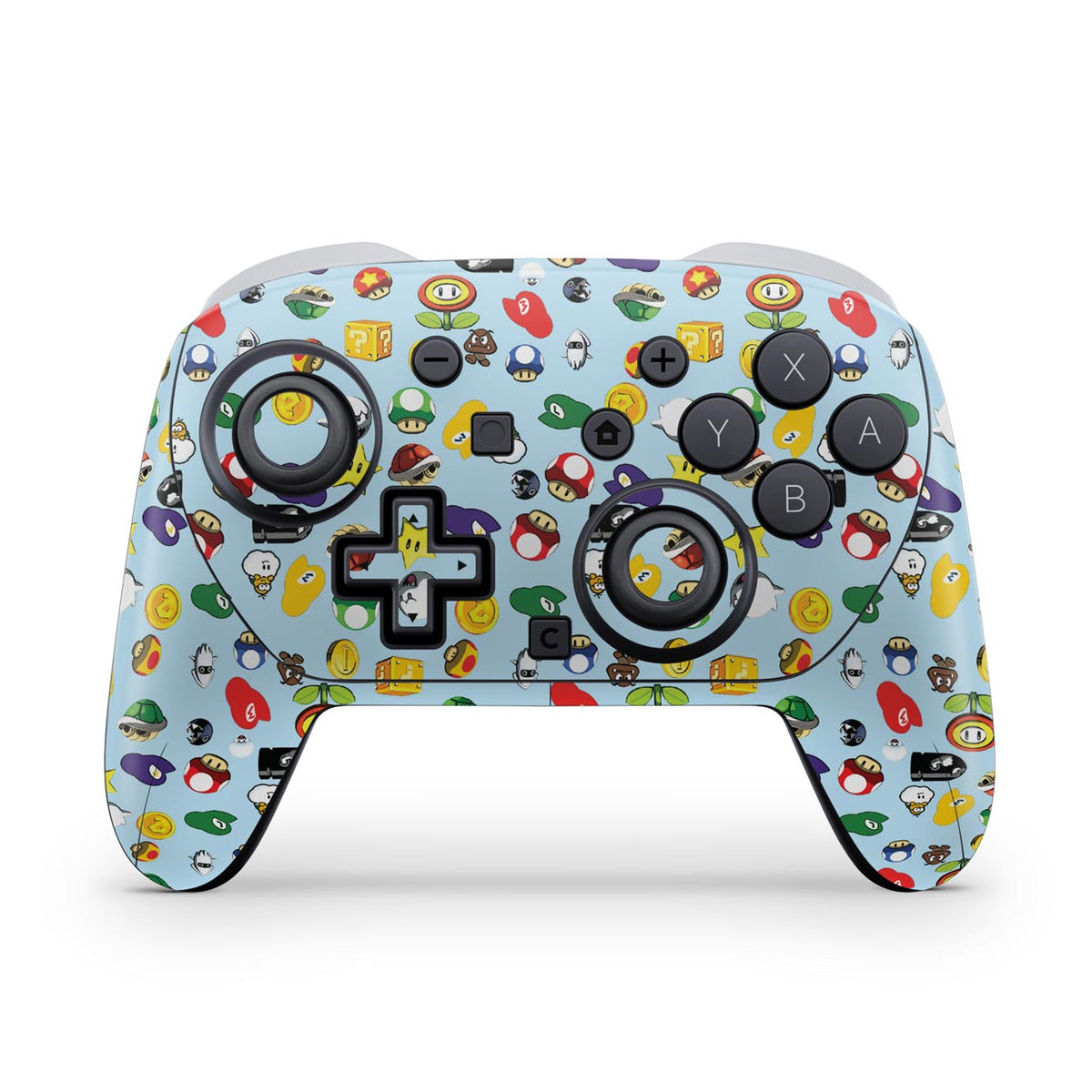 Nintendo Switch 2 Pro Controle Skin Anti-Rage - Super Mario