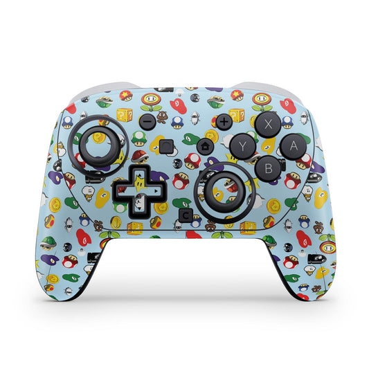 Nintendo Switch 2 Pro Controle Skin Anti-Rage - Super Mario