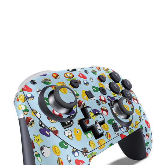 Nintendo Switch 2 Pro Controle Skin Anti-Rage - Super Mario