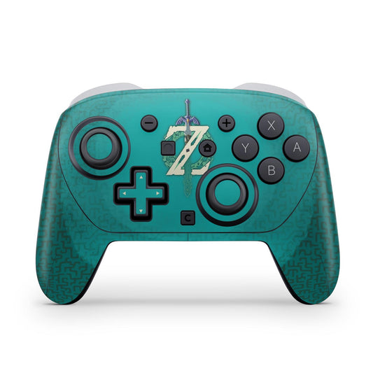 Nintendo Switch 2 Pro Controle Skin Anti-Rage - Zelda Tears of the Kingdom
