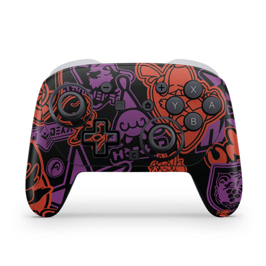 Nintendo Switch 2 Pro Controle Skin Anti-Rage - Pokémon Scarlet e Violet