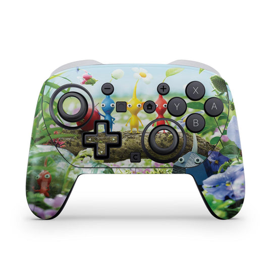 Nintendo Switch 2 Pro Controle Skin Anti-Rage - Pikmin