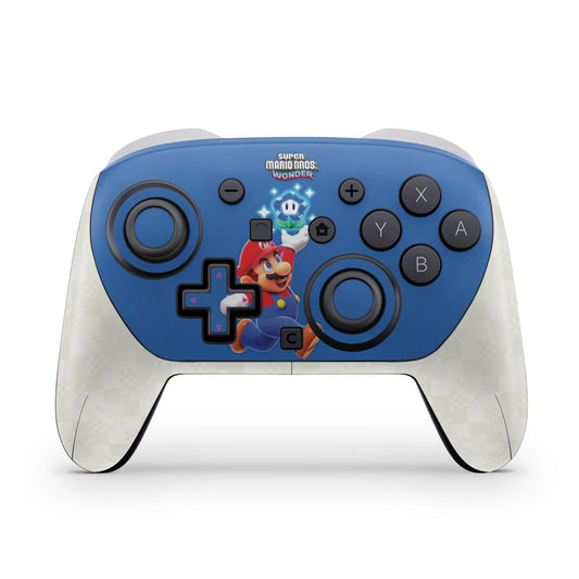 Nintendo Switch 2 Pro Controle Skin Anti-Rage - Super Mario Bros. Wonder