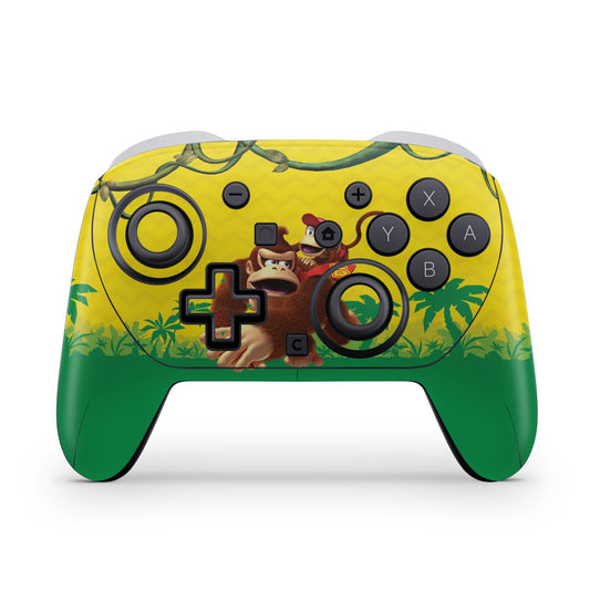 Nintendo Switch 2 Pro Controle Skin Anti-Rage - Donkey Kong Country Returns