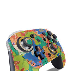 Skin Anti-Rage Nintendo Switch 2 Pro Controle - Mario Kart World - Pop Arte Skins - foto 2