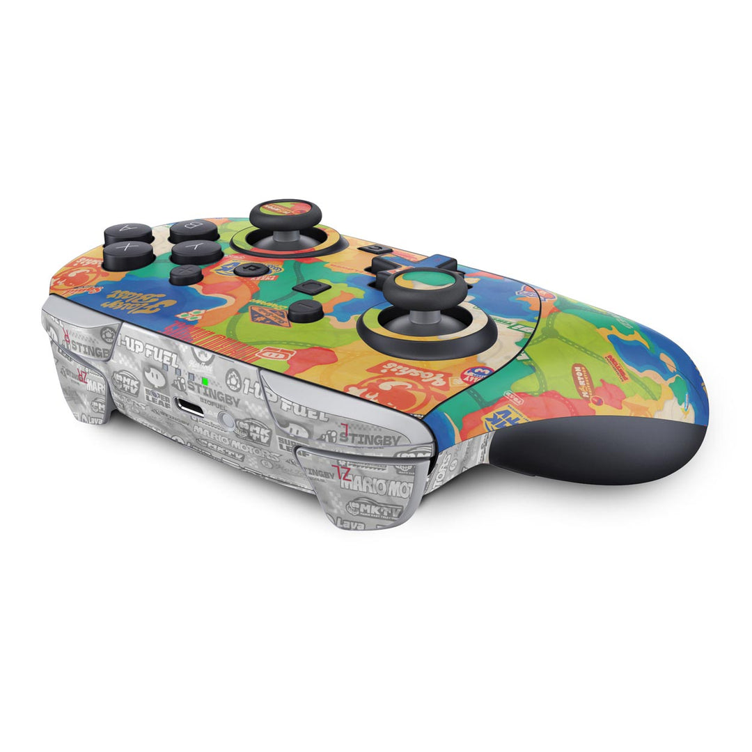 Skin Anti-Rage Nintendo Switch 2 Pro Controle - Mario Kart World - Pop Arte Skins - foto 3