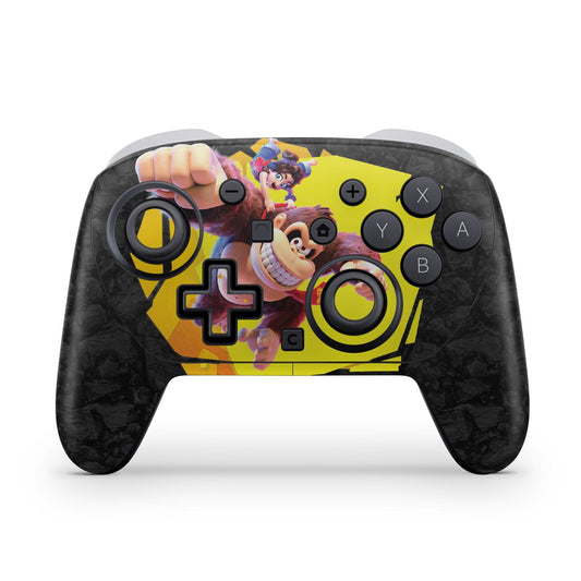 Nintendo Switch 2 Pro Controle Skin Anti-Rage - Donkey Kong Bananza
