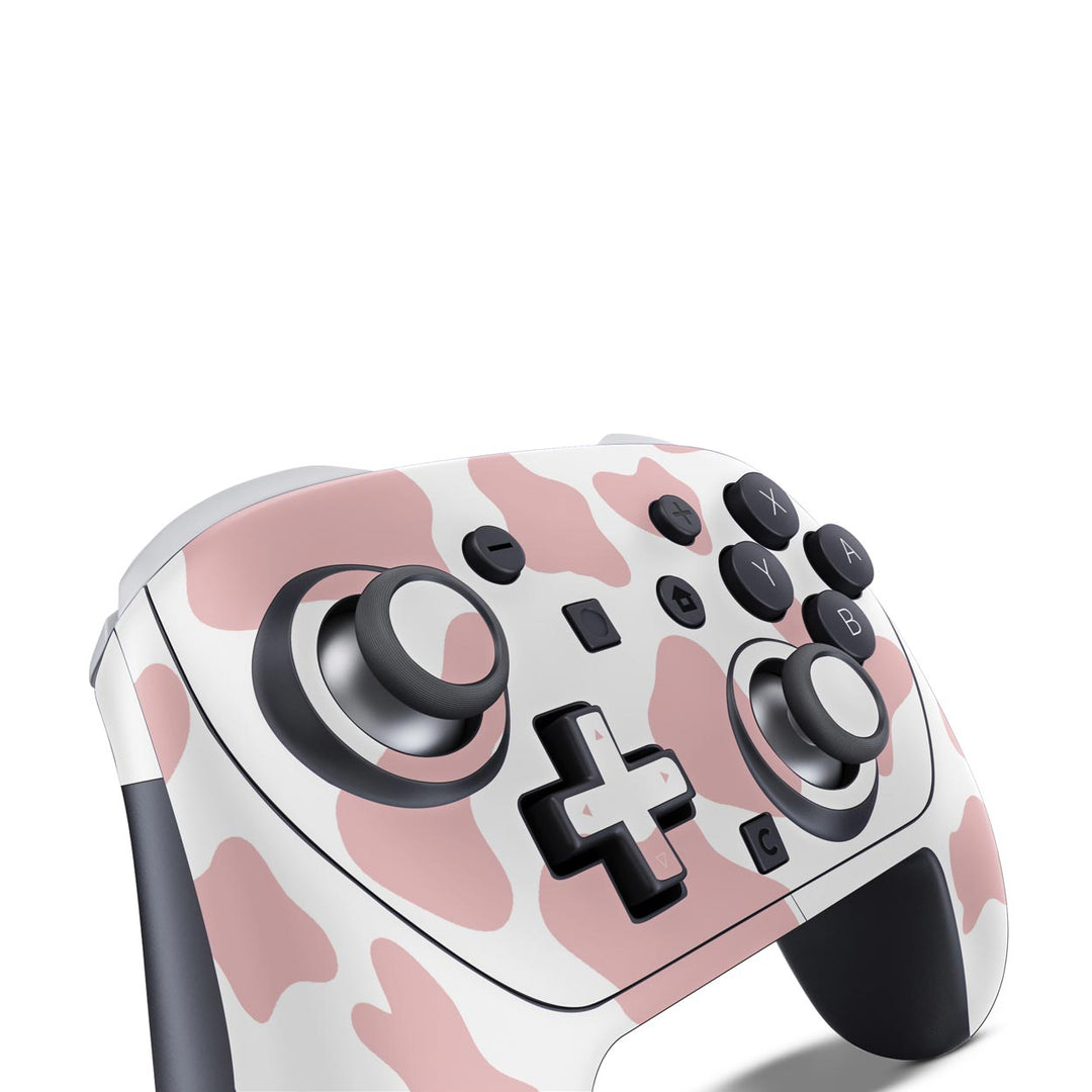 Skin Anti-Rage Nintendo Switch 2 Pro Controle - Vaquinha Rosa - Pop Arte Skins - foto 2