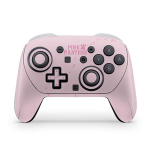Skin Anti-Rage Nintendo Switch 2 Pro Controle - Pantera Cor de Rosa