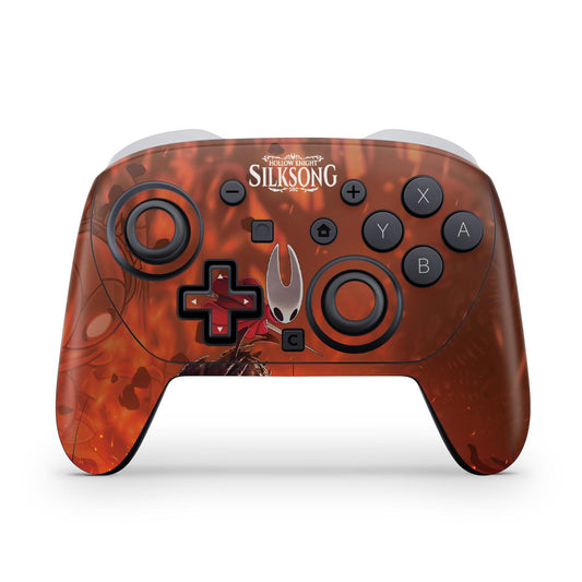 Nintendo Switch 2 Pro Controle Skin Anti-Rage - Hollow Knight: Silksong