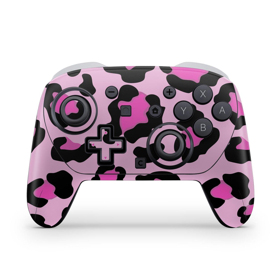 Skin Anti-Rage Nintendo Switch 2 Pro Controle - Onça Rosa