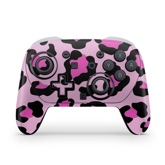 Nintendo Switch 2 Pro Controle Skin Anti-Rage - Onça Rosa