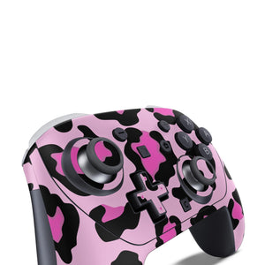 Skin Anti-Rage Nintendo Switch 2 Pro Controle - Onça Rosa - Pop Arte Skins - foto 2