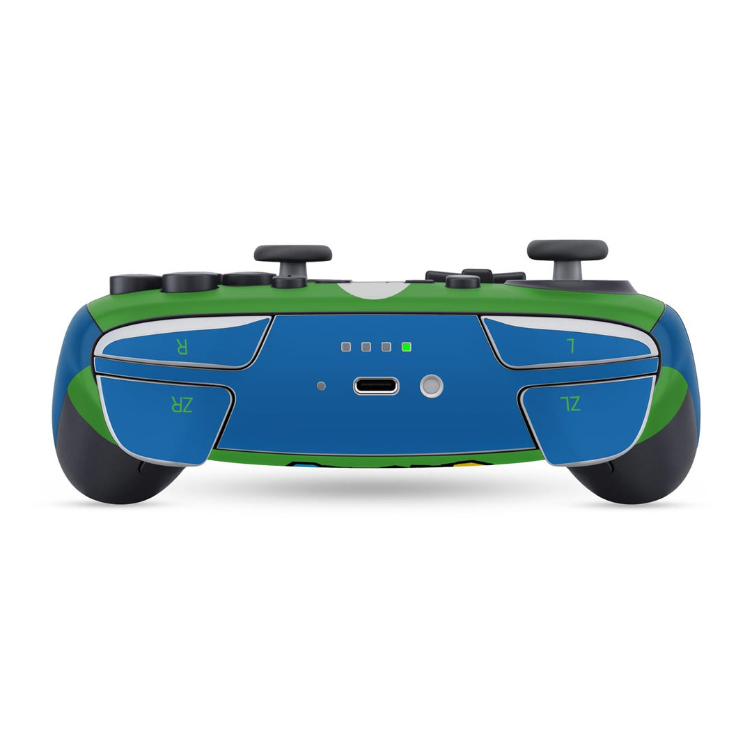 Skin Anti-Rage Nintendo Switch 2 Pro Controle - Luigi Verde Mania - Pop Arte Skins - foto 4