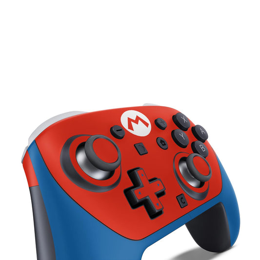 Skin Anti-Rage Nintendo Switch 2 Pro Controle - Mario Vermelho Mania