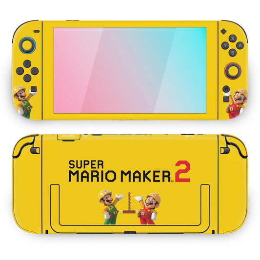 Nintendo Switch 2 Skin Anti-Rage - Super Mario Maker 2