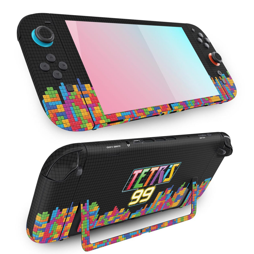 Skin Anti-Rage Nintendo Switch 2 - Tetris 99 - Pop Arte Skins - foto 3