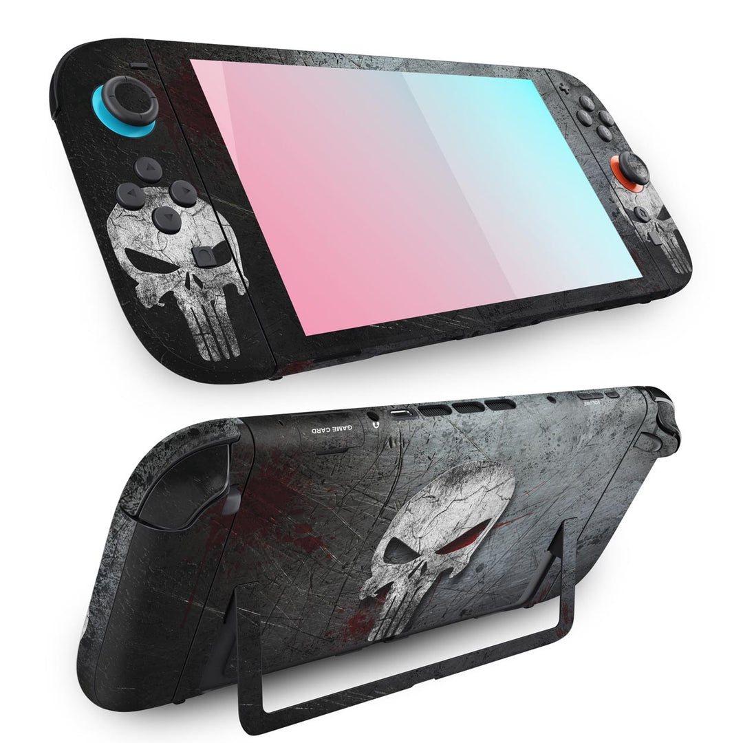 Skin Anti-Rage Nintendo Switch 2 - The Punisher Justiceiro - Pop Arte Skins - foto 3