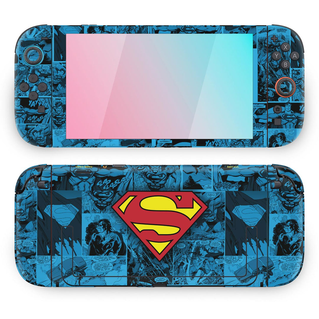 Skin Anti-Rage Nintendo Switch 2 - Superman Comics - Pop Arte Skins - foto 2