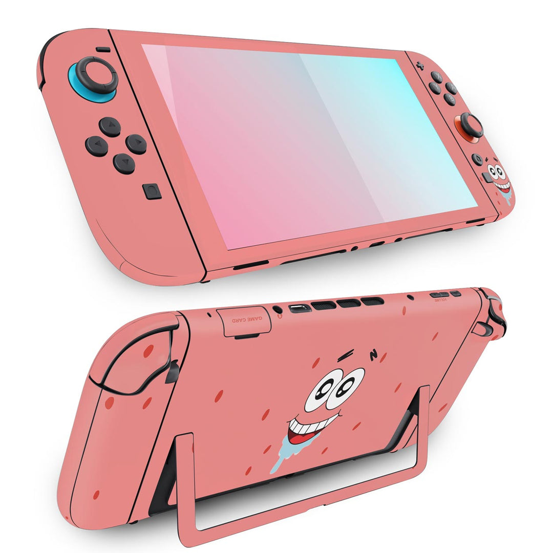 Skin Anti-Rage Nintendo Switch 2 - Patrick Bob Esponja - Pop Arte Skins - foto 3