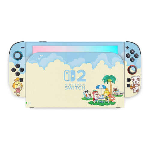 Skin Anti-Rage Nintendo Switch 2 - Animal Crossing