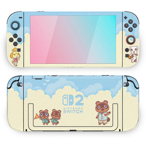 Skin Anti-Rage Nintendo Switch 2 - Animal Crossing - Pop Arte Skins - foto 2