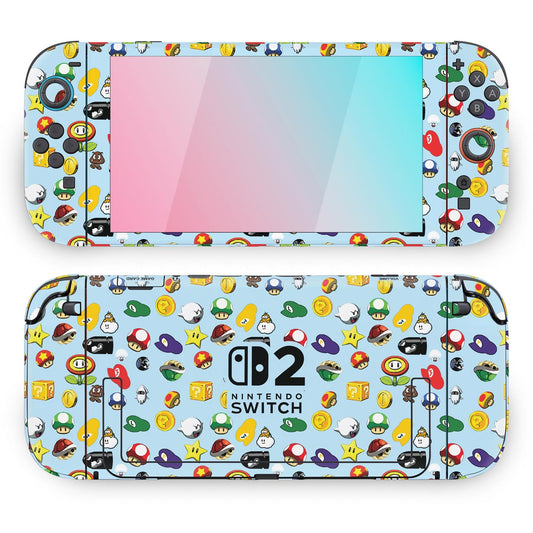 Nintendo Switch 2 Skin Anti-Rage - Super Mario