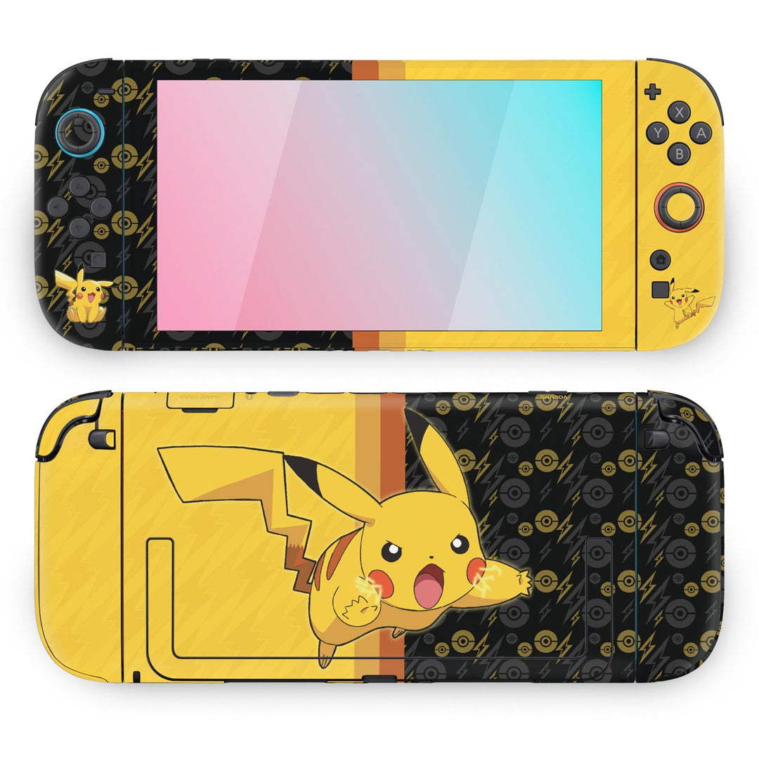 Skin Anti-Rage Nintendo Switch 2 - Pikachu Pokemon - Pop Arte Skins - foto 2