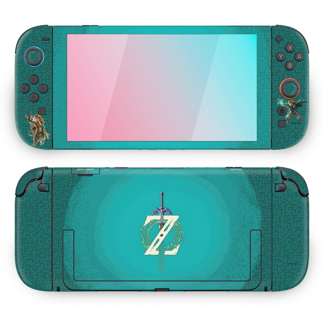 Skin Anti-Rage Nintendo Switch 2 - Zelda Tears of the Kingdom - Pop Arte Skins - foto 2