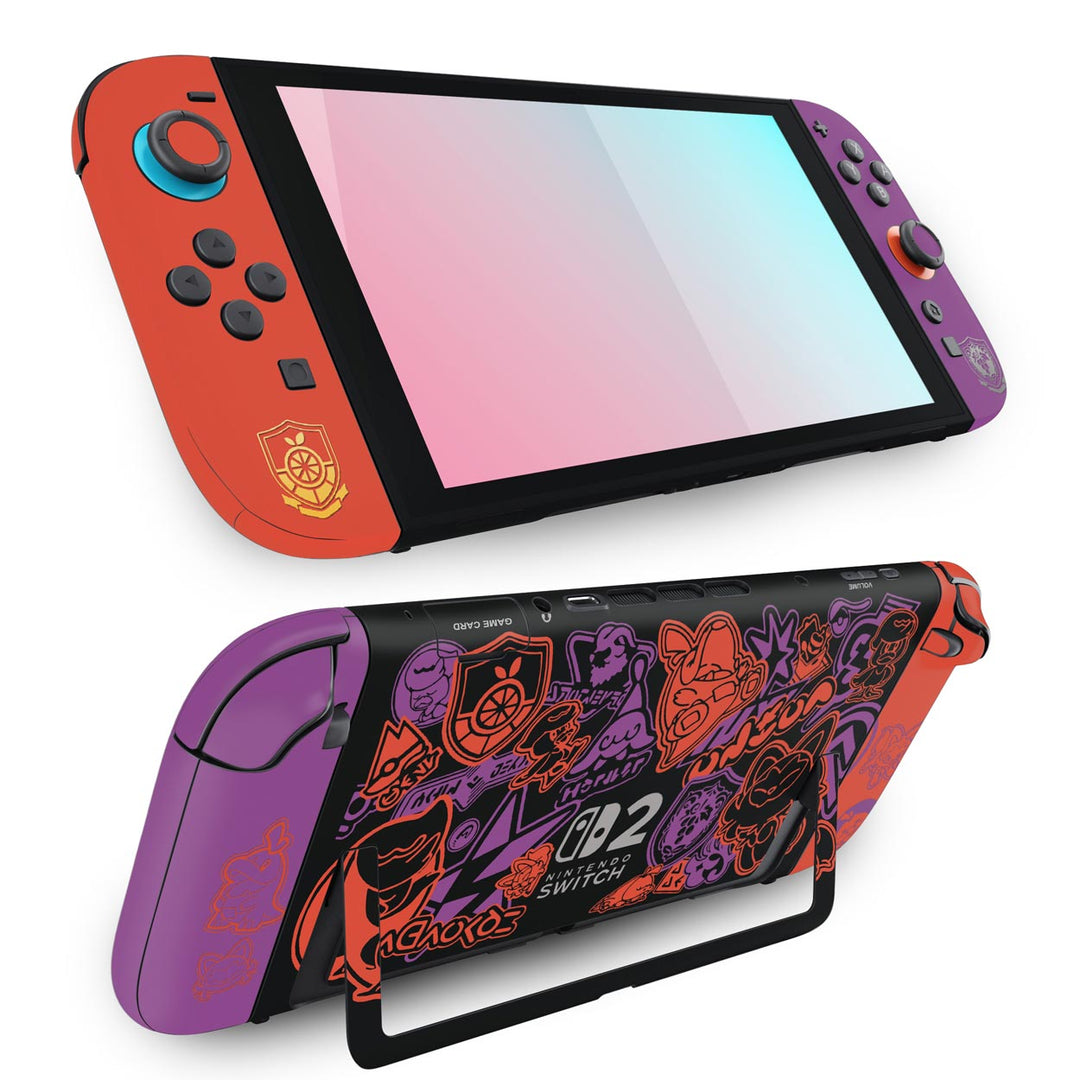 Skin Anti-Rage Nintendo Switch 2 - Pokémon Scarlet e Violet - Pop Arte Skins - foto 3