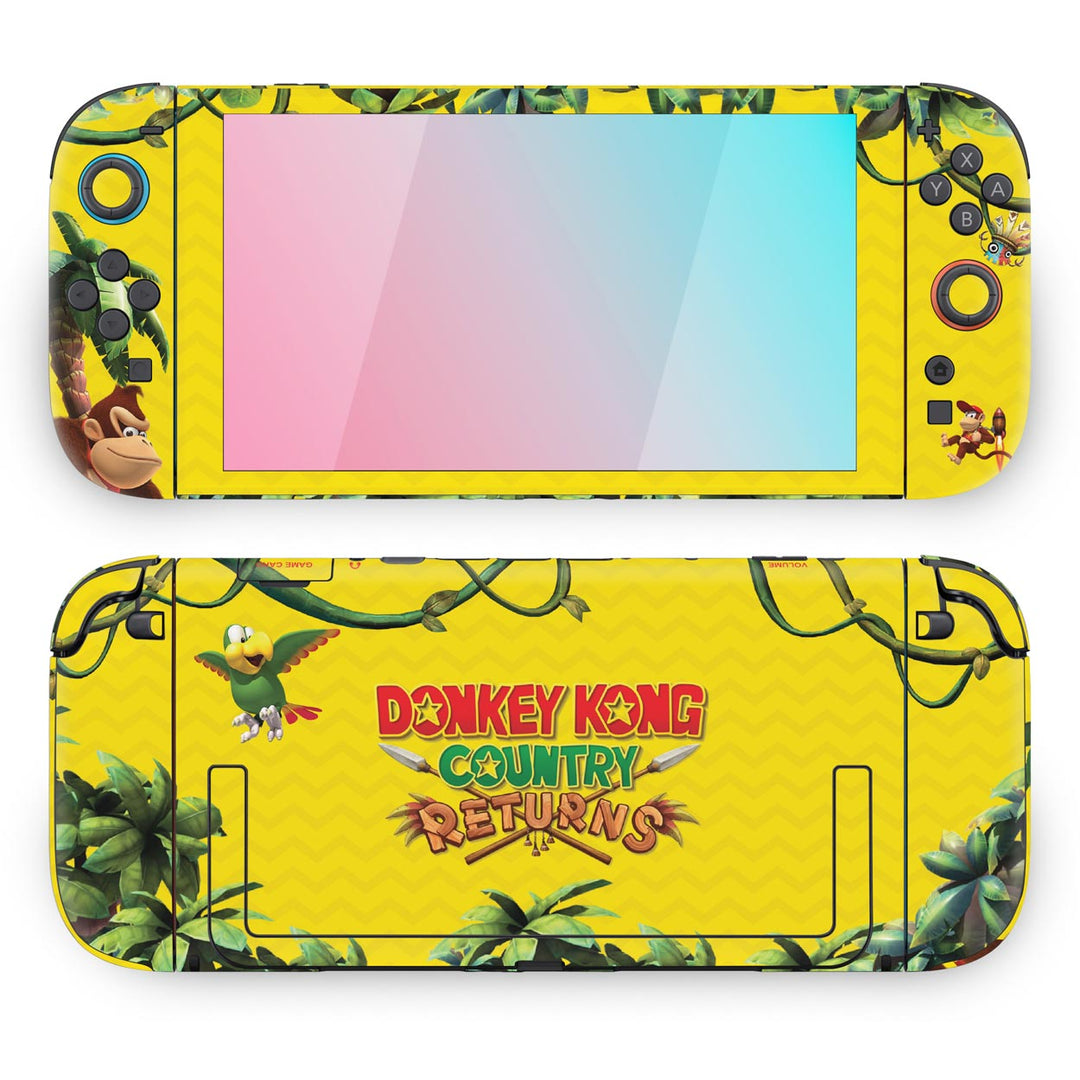 Skin Anti-Rage Nintendo Switch 2 - Donkey Kong Country Returns - Pop Arte Skins - foto 2