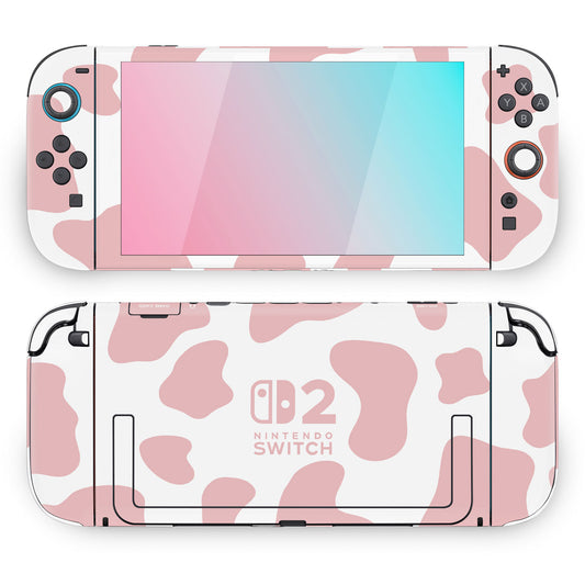 Nintendo Switch 2 Skin Anti-Rage - Vaquinha Rosa