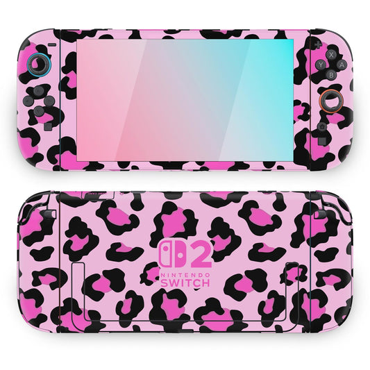 Nintendo Switch 2 Skin Anti-Rage - Onça Rosa