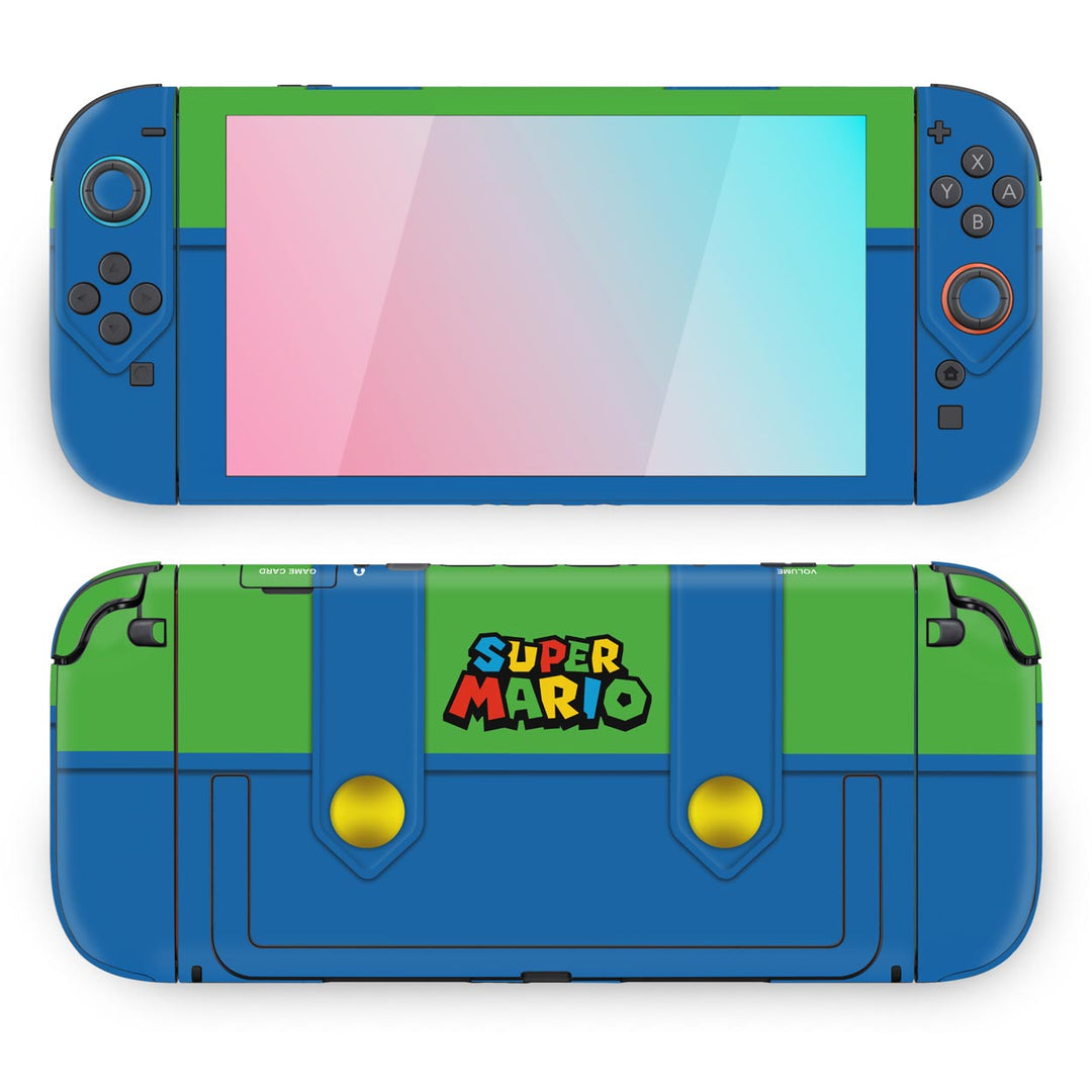 Skin Anti-Rage Nintendo Switch 2 - Luigi Verde Mania - Pop Arte Skins - foto 2