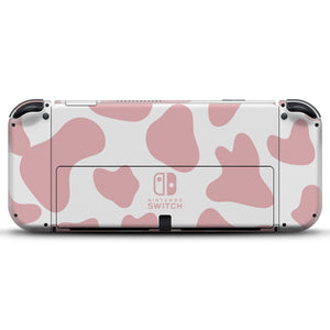 Skin Anti-Rage Nintendo Switch 1 Oled - Vaquinha Rosa - Pop Arte Skins - foto 2