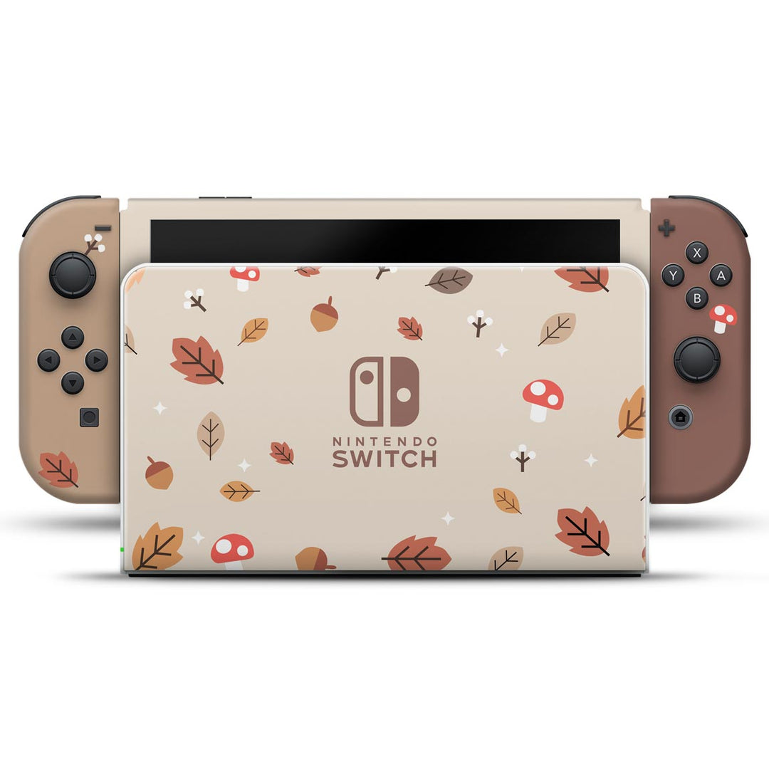 Skin Anti-Rage Nintendo Switch 1 Oled - Outono - Pop Arte Skins