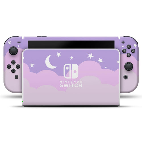 Skin Anti-Rage Nintendo Switch 1 Oled - Noite Estrelada