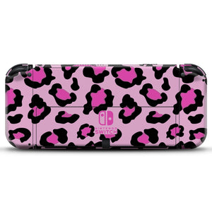 Skin Anti-Rage Nintendo Switch 1 Oled - Onça Rosa - Pop Arte Skins - foto 2