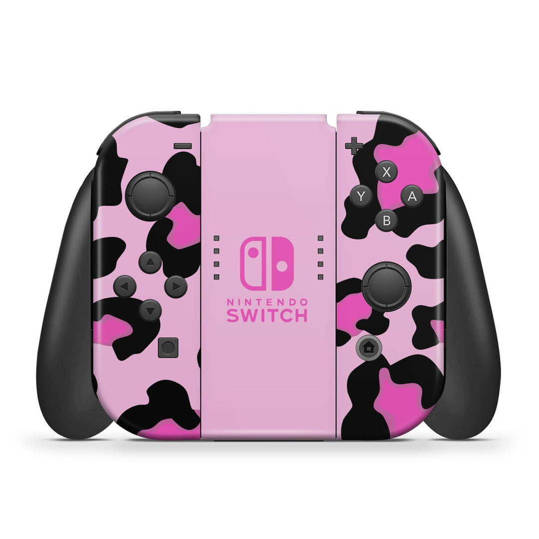 Skin Anti-Rage Nintendo Switch 1 Oled - Onça Rosa - Pop Arte Skins - foto 3