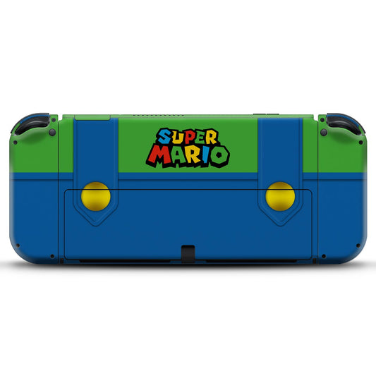Skin Anti-Rage Nintendo Switch 1 Oled - Luigi Verde Mania