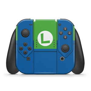 Skin Anti-Rage Nintendo Switch 1 Oled - Luigi Verde Mania - Pop Arte Skins - foto 3