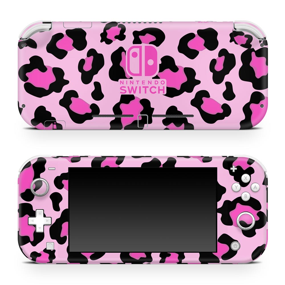 Skin Anti-Rage Nintendo Switch 1 Lite - Onça Rosa