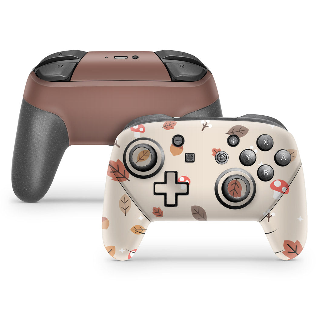 Skin Anti-Rage Nintendo Switch 1 Pro Controle - Outono - Pop Arte Skins