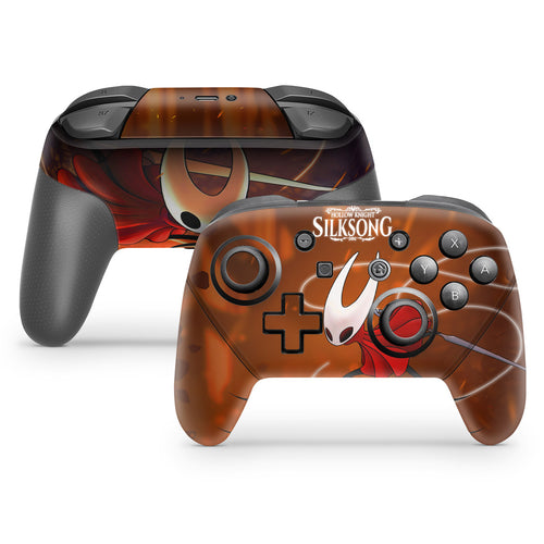 Skin Anti-Rage Nintendo Switch 1 Pro Controle - Hollow Knight: Silksong